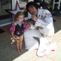Ryan Patterson’s daughter Harlow gets her first Elvis encounter