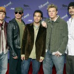 The Backstreet Boys attend the 2003 Billboard Music Awards at the MGM Grand Garden Arena in Las Vegas on December 10, 2003