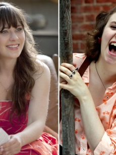 Zooey Deschanel / Lena Dunham 