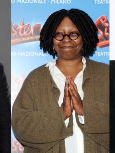 Ryan Seacrest, Whoopi Goldberg, Michael Moore