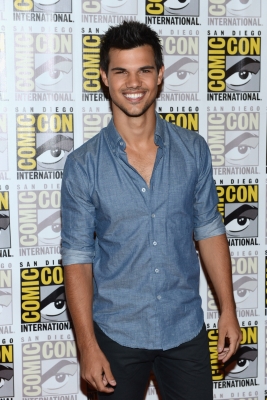 Taylor Lautner attends ‘The Twilight Saga: Breaking Dawn Part 2’ panel during Comic-Con 2012 in San Diego on July 12, 2012
