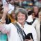 Maggie Smith attends the world premiere of ‘Harry Potter And The Deathly Hallows Part 2’ at Trafalgar Square, London, on July 7, 2011