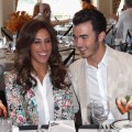 Danielle Jonas and Kevin Jonas attend ‘Lunch with E!’ during day 5 of the NBCUniversal portion of the 2012 Summer TCA Tour at The Beverly Hilton Hotel, Beverly Hills, on July 25, 2012
