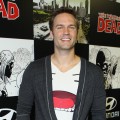 Scott Porter attends ‘The Walking Dead’ 100th Issue Black-Carpet event powered by Hyundai and Future US at PETCO Park, San Diego, on July 13, 2012