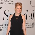 Sienna Miller attends the The Ever Changing Face of Beauty video installation by Solve Sundsbo opening reception hosted by Stefano Tonchi, Editor in Chief, W, in partnership with Joanne Crewes, President Of Global P&G Prestige at the Park Avenue Armory, New York, on February 14, 2012