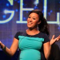 Tamera Mowry-Housley speaks at the ‘Christmas Angel’ discussion panel during the GMC portion of the 2012 Summer Television Critics Association tour at the Beverly Hilton Hotel on August 2, 2012