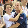 Catherine, Duchess of Cambridge and Prince William, seen during Day 6 of the London 2012 Olympic Games at Velodrome in London n August 2, 2012