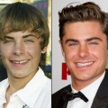Zac Efron in 2004 (left) and in 2012 (right)
