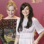 Meryl Streep and Lindsay Lohan at the photocall for ‘A Prairie Home Companion’ during the 56th Berlin International Film Festival in Berlin on February 12, 2006
