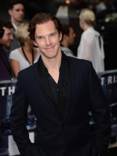 Benedict Cumberbatch attends European premiere of ‘The Dark Knight Rises’ at Odeon Leicester Square, London, on July 18, 2012 