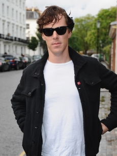 Benedict Cumberbatch attends a summer party hosted by Sir David Frost at Royal Hospital Chelsea, London, on July 10, 2012