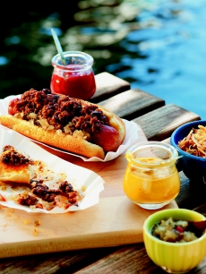 Susan Feniger’s picadillo chili dog