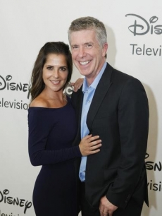 Kelly Monaco and Tom Bergeron attend ABC’s post TCA day party at the Beverly Hilton Hotel, Beverly Hills, July 27, 2012