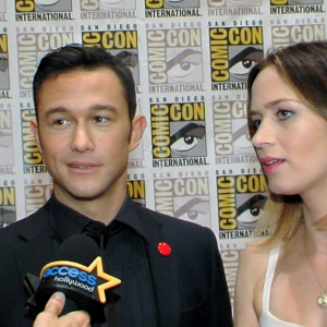 Joseph Gordon-Levitt & Emily Blunt Talk Looper - Comic-Con 2012
