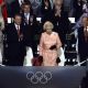 Britain’s Queen Elizabeth II arrives during the opening ceremony of the London 2012 Olympic Games at the Olympic stadium in London on July 27, 2012 