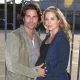 Elizabeth Berkley and husband Greg Lauren attend the MOCA Los Angeles presents ‘Rebel’ exhibition opening and reception on May 12, 2012 in Los Angeles