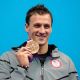 Ryan Lochte is all smiles at the medal ceremony the Men’s 200m Individual Medley final on Day 6 of the London 2012 Olympic Games at the Aquatics Centre in London on August 2, 2012 