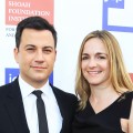 Jimmy Kimmel and Molly McNearney arrive at the USC Shoah Foundation Institute Ambassadors for Humanity Gala held at the Grand Ballroom at Hollywood & Highland Center on June 6, 2012