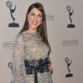 Mayim Bialik arrives to the Academy of Television Arts & Sciences’ Performers Peer Group Cocktail Reception at the Sheraton Hotel in Universal City, Calif. on August 20, 2012 