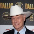 Larry Hagman arrives at the launch party for the new Channel 5 television series of ‘Dallas’ at Old Billingsgate, London, on August 21, 2012 