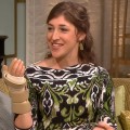 Mayim Bialik stops by Access Hollywood Live on August 27, 2012