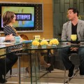 Dean Cain chats with Billy Bush and Kit Hoover on Access Hollywood Live on August 28, 2012