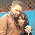 Joel McHale and Katey Sagal