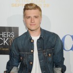 Josh Hutcherson — rocking his blond ‘Hunger Games’ hair — is seen at the ‘Teachers Rock’ benefit in Los Angeles on August 14, 2012