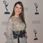 Mayim Bialik arrives to the Academy of Television Arts & Sciences’ Performers Peer Group Cocktail Reception at the Sheraton Hotel in Universal City, Calif. on August 20, 2012 