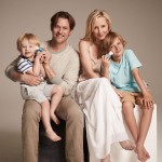 Anne Heche, James Tupper and their children Homer and Atlas