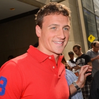 Ryan Lochte leaves the NBC Rockefeller Center Studios in New York City on August 23, 2012 