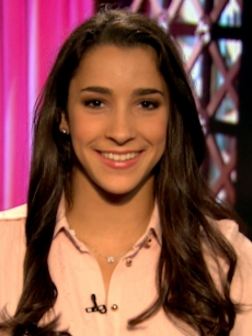 Aly Raisman on Access Hollywood Live on August 15, 2012