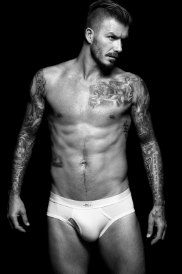 David Beckham in a shot for H&M’s David Beckham Bodywear collection, August 2012