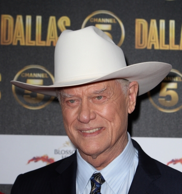 Larry Hagman arrives at the launch party for the new Channel 5 television series of ‘Dallas’ at Old Billingsgate, London, on August 21, 2012 