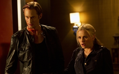 Alexander Skarsgard and Anna Paquin in the Season 5 finale of ‘True Blood’