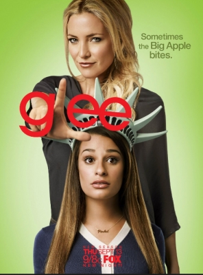 Kate Hudson and Lea Michele in a new promo poster for ‘Glee’ Season 4