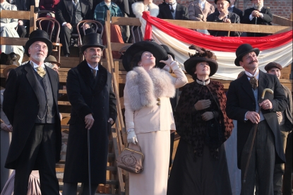 The cast of ‘Titanic: Blood and Steel’