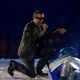 George Michael performs during the Closing Ceremony on Day 16 of the London 2012 Olympic Games at Olympic Stadium, London, on August 12, 2012
