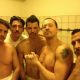 Donnie Wahlberg and his fellow New Kids on the Block members sport moustaches for a fun Twitter photo