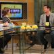 Dean Cain chats with Billy Bush and Kit Hoover on Access Hollywood Live on August 28, 2012