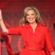 Ann Romney waves as she walks on stage during the Republican National Convention at the Tampa Bay Times Forum in Tampa, Fla., on August 28, 2012 