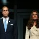 Prince William, Duke of Cambridge and Catherine, Duchess of Cambridge look on during the Opening Ceremony of the London 2012 Paralympics at the Olympic Stadium on August 29, 2012