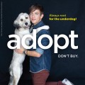 Kevin McHale and Sophie for PETA