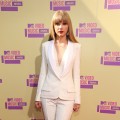 Taylor Swift arrives at the 2012 MTV Video Music Awards at Staples Center, Los Angeles, on September 6, 2012