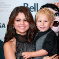 Selena Gomez and Jaxon Bieber attend the ‘Hotel Transylvania’ premiere during the 2012 Toronto International Film Festival on September 8, 2012 