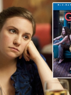 Lena Dunham (left); The cover for ‘Girls: The Complete First Season’