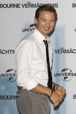 Jeremy Renner attends a photocall to promote ‘The Bourne Legacy’ at Ritz Carlton in Berlin on September 3, 2012 