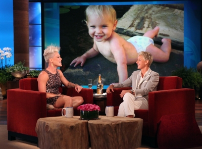 Pink visits ‘The Ellen DeGeneres Show’
