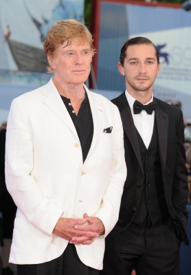 Robert Redford and Shia LaBeouf attend ‘The Company You Keep’ Premiere at the 69th Venice Film Festival at the Palazzo del Cinema in Venice, Italy on September 6, 2012 