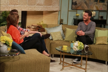 ‘Dancing’s’ Val Chmerkovskiy visits Access Hollywood Live, September 5, 2012